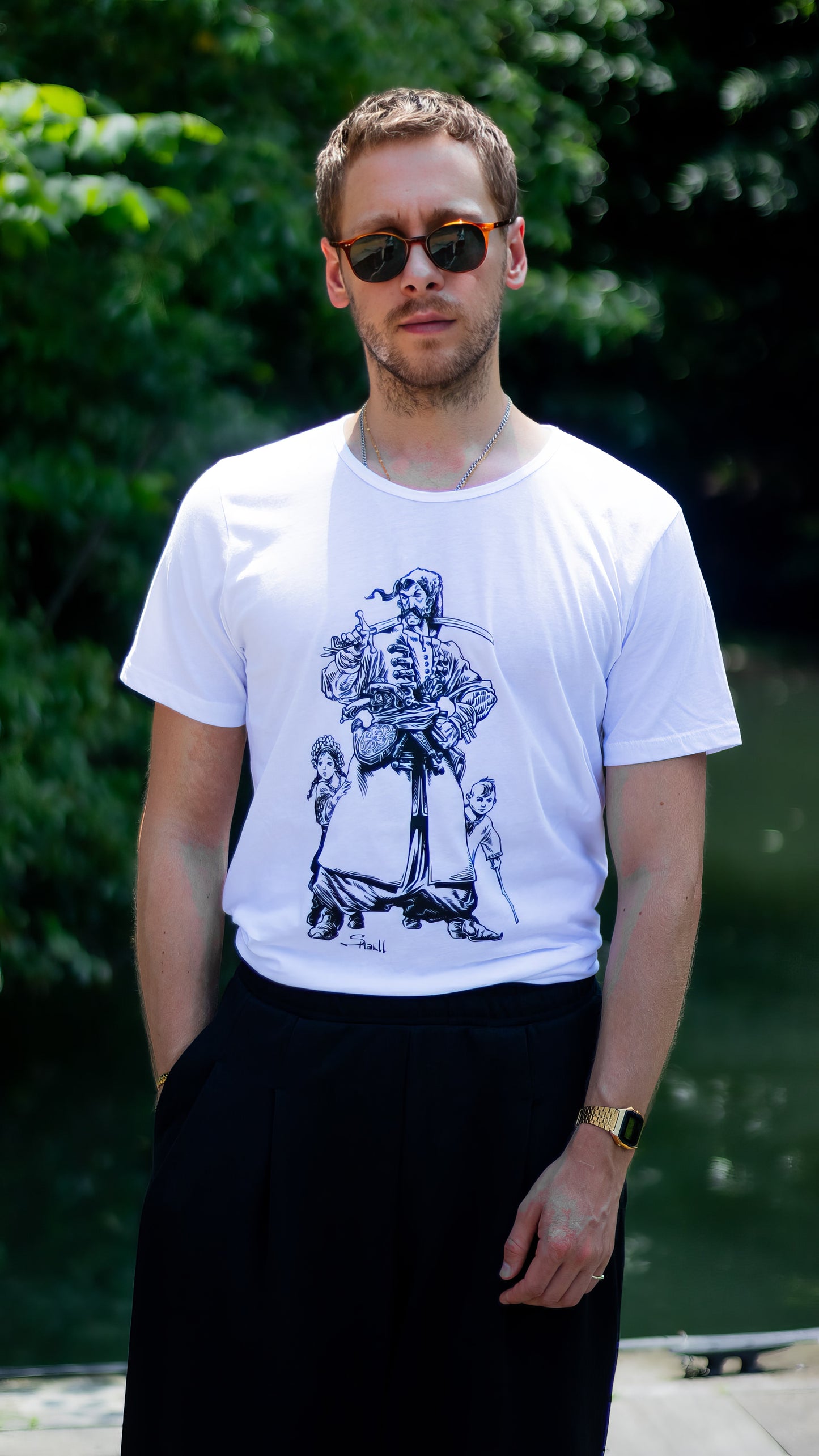 Kozak Men Cotton T-Shirt
