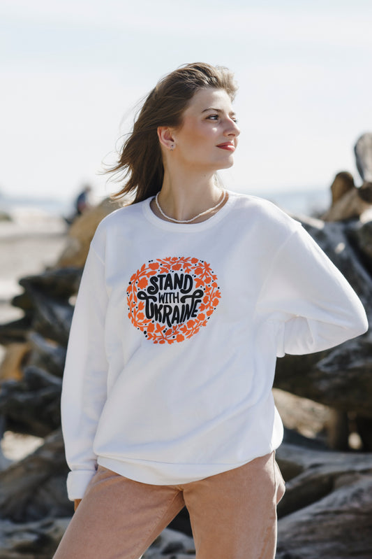 Stand with Ukraine Crewneck Sweatshirt