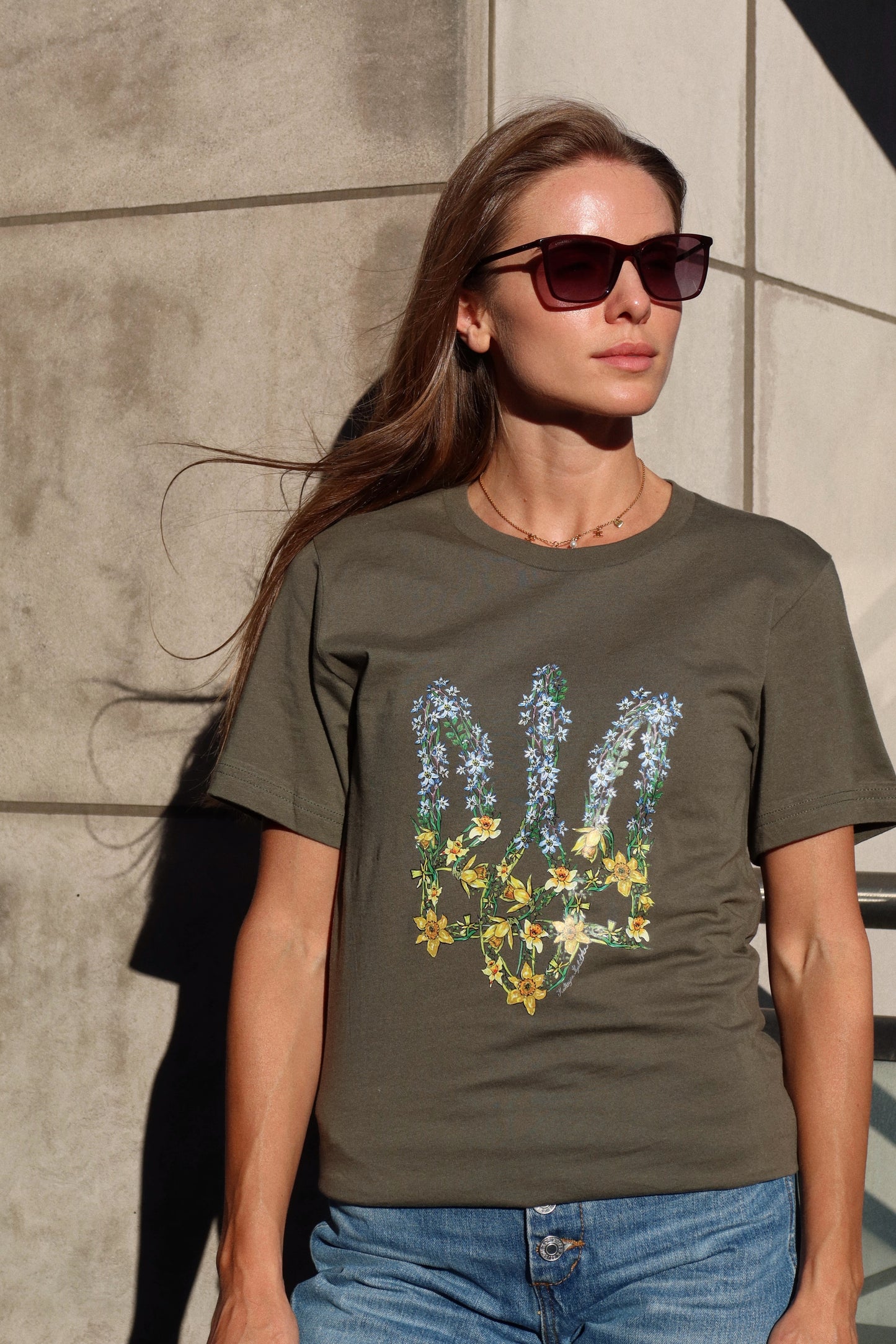 Floral Trident T-shirt