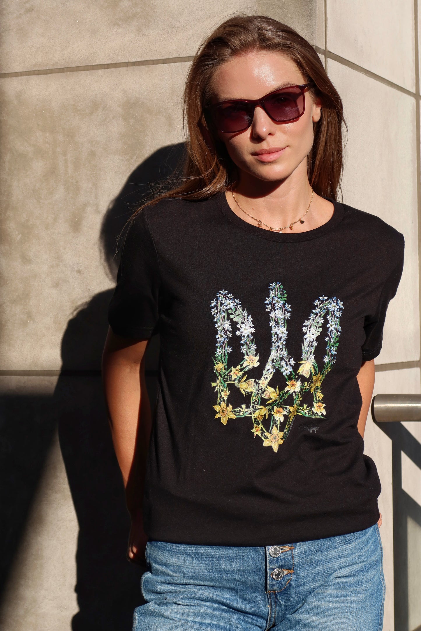 Floral Trident T-shirt